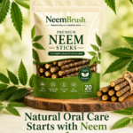 NeemBrush Premium Neem Sticks – 20 Pack (6 Inch)