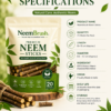 NeemBrush Premium Neem Sticks – 20 Pack (6 Inch)